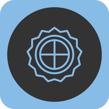 Vektör Küre Simgesi İllüstrasyonu