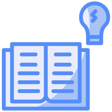 Kitap. Web simgesi basit illüstrasyon