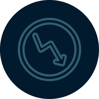 Modern simgenin vektör illüstrasyonu