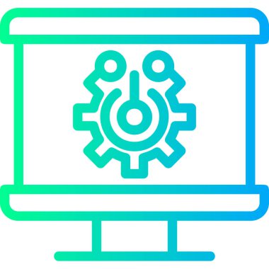 dizüstü bilgisayar web simgesi basit vektör