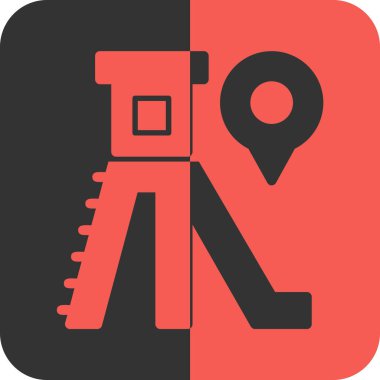 harita pin ikonu vektör illüstrasyonu