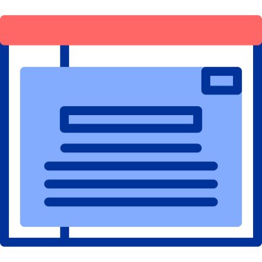 belge dosyası web simgesi basit illüstrasyon