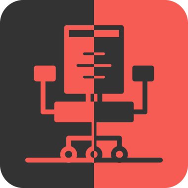 Modern b 'nin vektör illüstrasyonu insansız hava aracının ikonundan yoksun