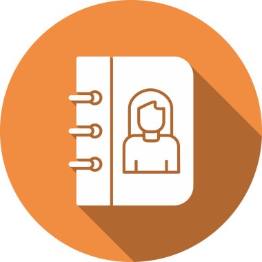 Bir kadın simgesinin vektör illüstrasyonu