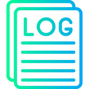 Belge. Web simgesi basit illüstrasyon