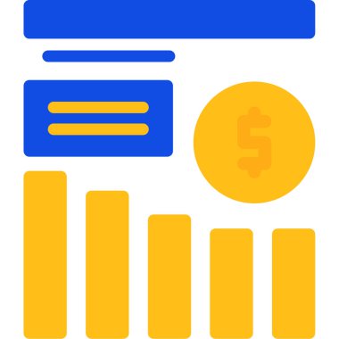 Para için. Web simgesi basit illüstrasyon