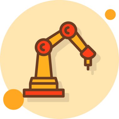 vektör robot simgesi, robot makine