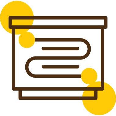 Mısırın haritası olan modern bir binanın vektör simgesi