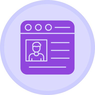 Web simgesi vektör illüstrasyonu