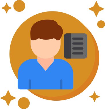 kimlik kartı vektör simgesi