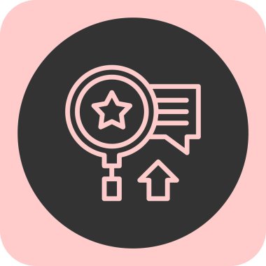 seo modern simgesinin vektör illüstrasyonu