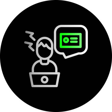 vektör kredi kartı ico