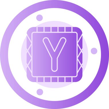 Modern bir simgenin vektör illüstrasyonu