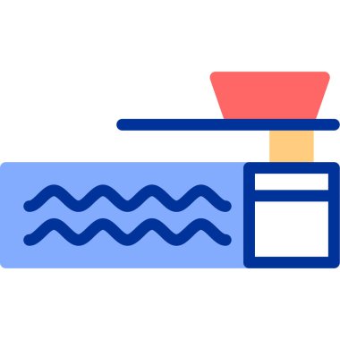 Tekne. Web simgesi basit tasarım