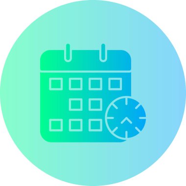 Takvim. Web simgesi basit illüstrasyon