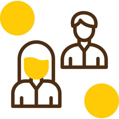 insanlar simge çizimi tasarımı