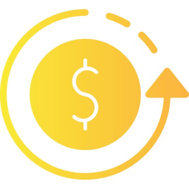 Sikke dolar para birimi simgesi düzgün bir şekilde