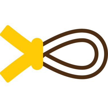 İp. Web simgesi basit illüstrasyon