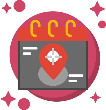 gps konum haritası simgesi