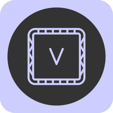 Modern b 'nin vektör illüstrasyonunda müziğin eksik simgesi