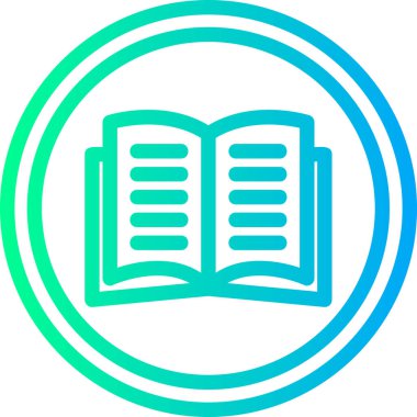 kitap simgesi vektör illüstrasyonu