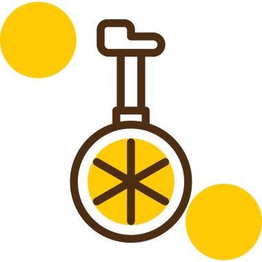 Tek bir izole simgenin vektör illüstrasyonu