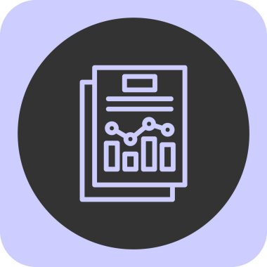 Belge. Web simgesi basit illüstrasyon