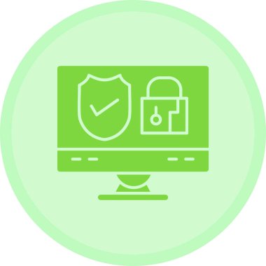 Veri koruması. Web simgesi