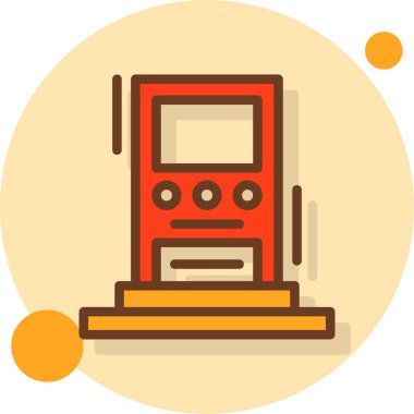 Modern b 'nin vektör illüstrasyonu eksik simgesi