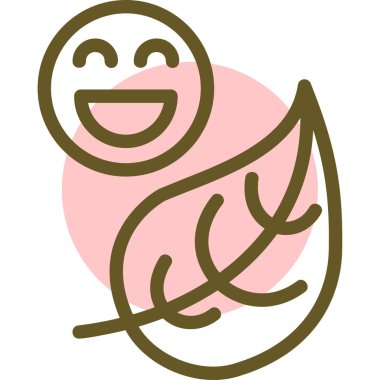 Çizgi film bebek ikonunun vektör çizimi