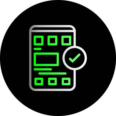 simge vektör çizim kontrol