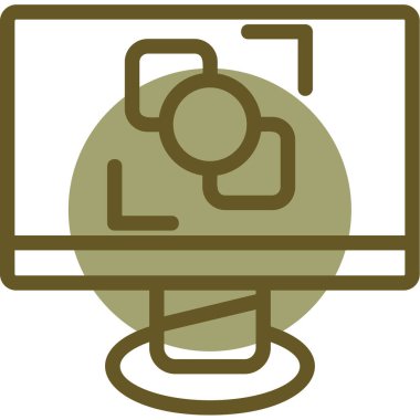 seo modern simgesinin vektör illüstrasyonu