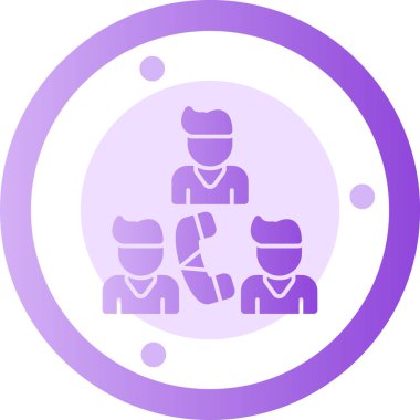 İnsan simgesinin vektör illüstrasyonu