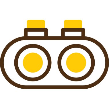 Çizgi film simgesinin vektör çizimi