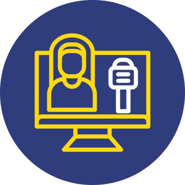 seo modern simgesinin vektör illüstrasyonu