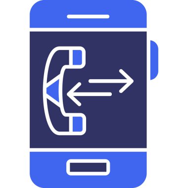 akıllı telefon simgesi vektör illüstrasyonu