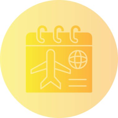 Harita simgesi olan bir düzlemin vektör çizimi