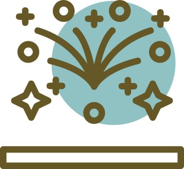 Sihirli çubuk simgesi vektör çizimi