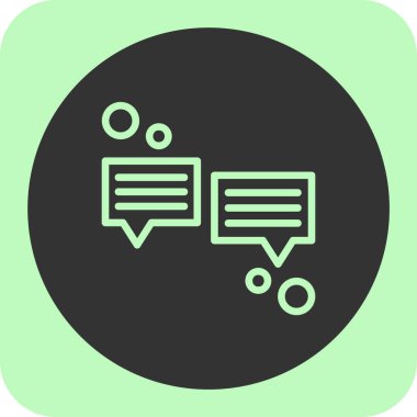 Konuşma baloncukları, vektör illüstrasyonu