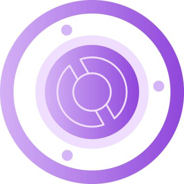 Hedef. Web simgesi basit illüstrasyon