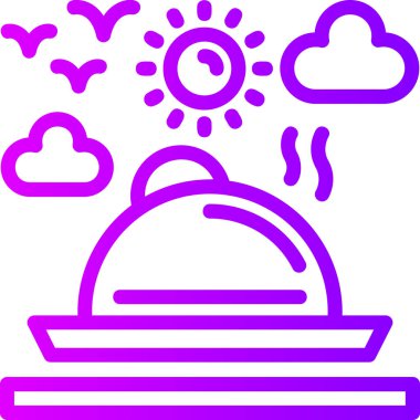 bulut simgesi, vektör illüstrasyonu