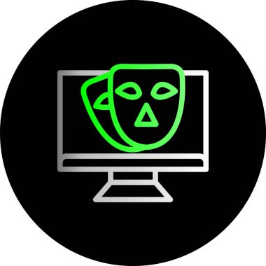 seo modern simgesinin vektör illüstrasyonu