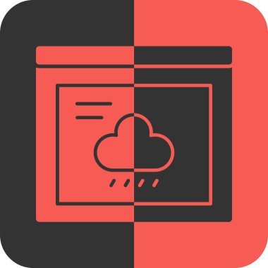 bulut depolama simgesi, vektör illüstrasyonu