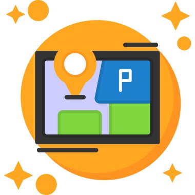 video. Web simgesi basit illüstrasyon