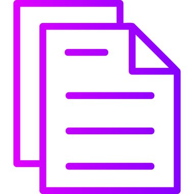 Belge. Web simgesi basit illüstrasyon