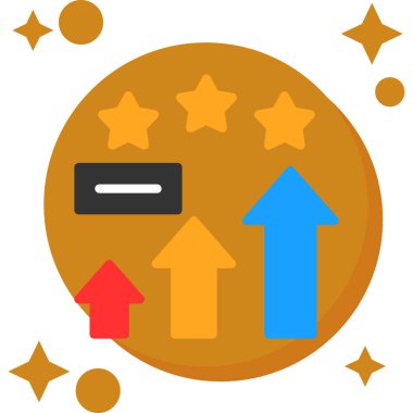 iş grafiği büyüme simgesi