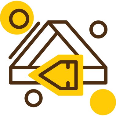 Emlak evi simgesi - taslak biçimi