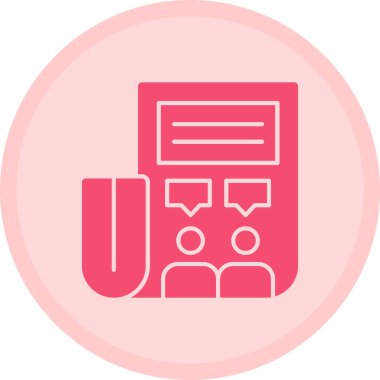 Seo simgesinin vektör illüstrasyonu