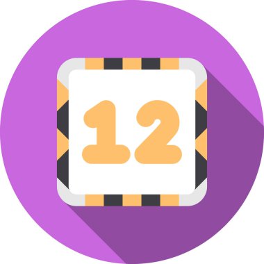 Takvim simgesi vektör illüstrasyonu