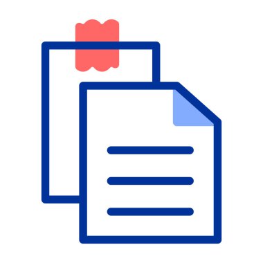 Kağıt ve kalemle pano, vektör illüstrasyonu